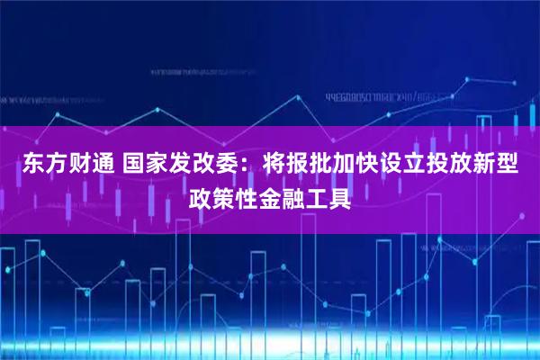 东方财通 国家发改委：将报批加快设立投放新型政策性金融工具